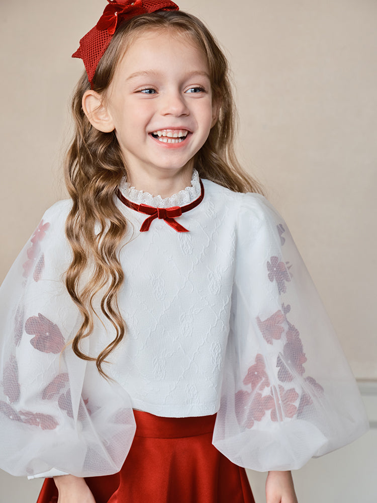 ‘red&white roses’ suit
