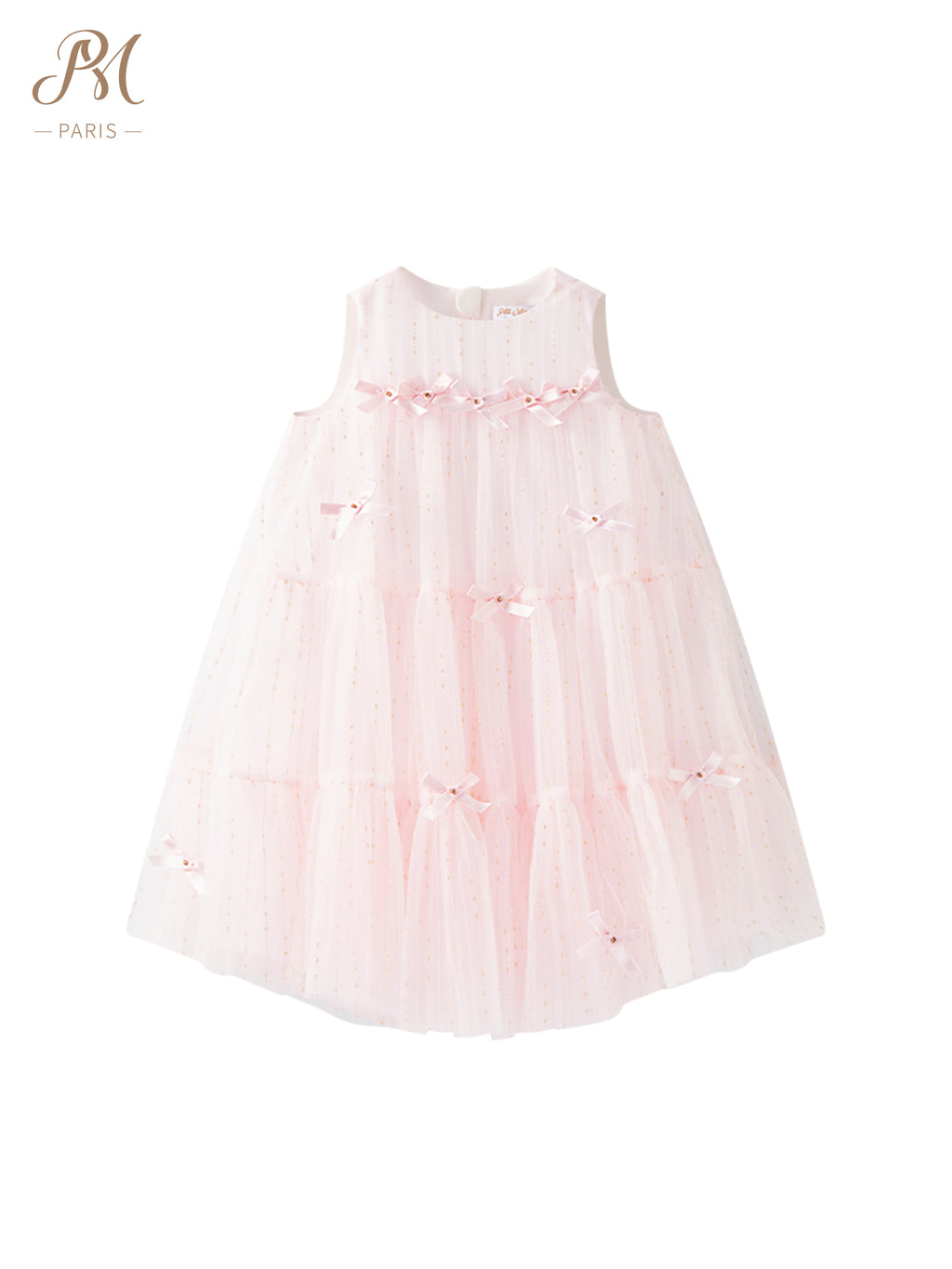 Pink Tulle Bow Dress