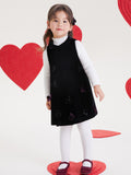 "Midnight Rose" Hand-Beaded Pinafore Dress