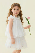 Hand-Smocked Jacquard Blouse