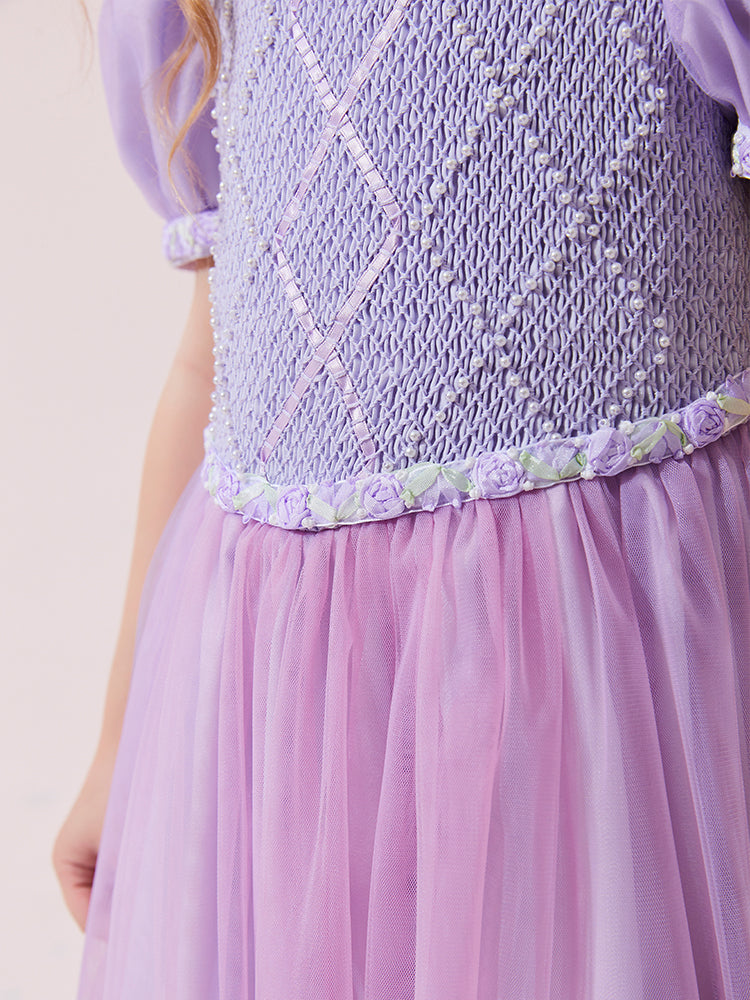 ‘Tangled’ smocking dress